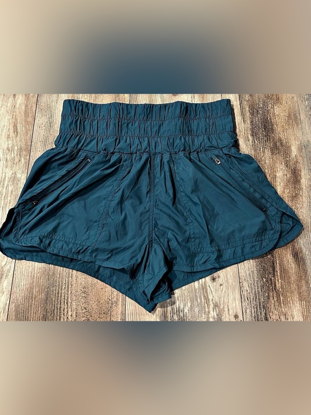 Free people movement teal Women's Athletic Shorts